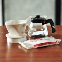 Nhật bản Kalita Kalita 101 tay- rửa cà phê gốm lọc tách giấy lọc nồi thủy tinh đồ dùng thiết lập ly uống cà phê