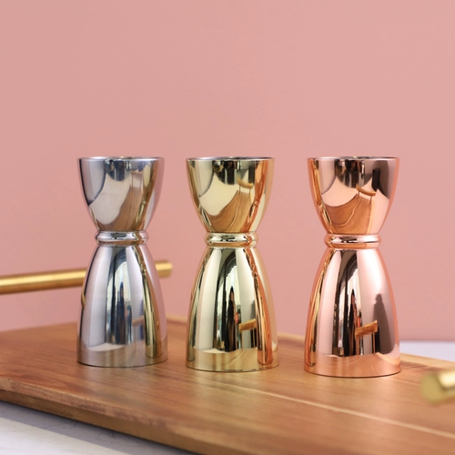 Бар из -за японского стиля U -Scale Wine Device Gold, наполненные унциями Bartent Cup Jiger30/45 мл