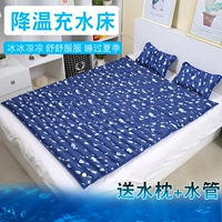 Кровать, матрас домашнего использования для двоих, простыня, емкость для воды