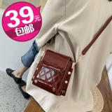 Небольшая сумка, расширенная небольшая сумка через плечо на одно плечо, из натуральной кожи, 2020, в корейском стиле, премиум класс, в западном стиле