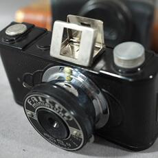Камеры 西洋古董美国1930s老式 falcon 微型 127 胶片相机胶木壳功能ok