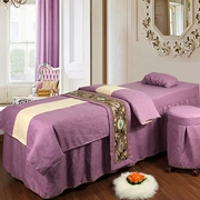 Lanh gia đình điều trị Bốn cao cấp đẹp massage bedspread bedspread bedspread tiệm đơn sắc đẹp có thể được tùy chỉnh vận chuyển - Trang bị tấm