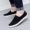 Tất cả giày vải mềm màu đen Giày nam bình thường, giày thoáng khí, giày đế thấp để giúp giày nam màu đen