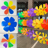 Игрушка «Ветерок», уличное пластиковое крутящиеся украшение для детского сада, в цветочек