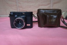 Камера 品相功能好 早期产铁光曲美相机120机械简易相机收藏老物件物品