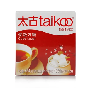 Квадратный сахар кофе кофе Taikoo Taikoo Pure Sugar Sugar Белый сахар кофе кофе 454 г 100 кусочков