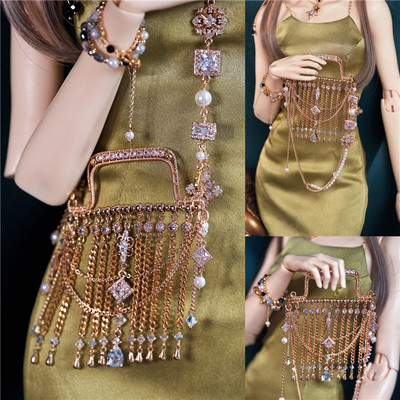 taobao agent BJD gorgeous brand bag 3 -point waist chain body chain jewelry jewelry SDGR SD10 DD Volks