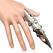 Mới nhất bán chạy nhất xương khớp nhọn móng tay cường điệu nhẫn có thể được hoạt động nhẫn nam và nữ mô hình độc đoán