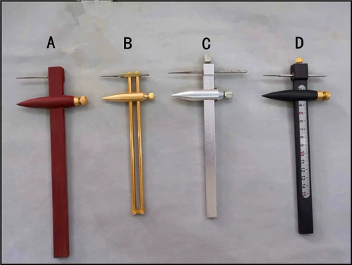 Древние и современные фиолетовые и современные фиолетовые песчаные горшки в виде фиолетового песчаного горшка Инструменты фиолетового песка, круглые правила, масштаб автомобильных крутящих моментов