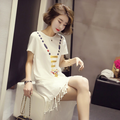 581 Tassel Skirt WhiteChuChu Street 9.9 element Boutique Street Nine nine Special Offer free shipping Time limit Amoy Snap up today Women's wear 9 block 9 Dress