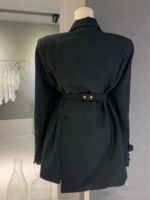 Осенний черный пиджак классического кроя для отдыха, коллекция 2021, городской стиль, в корейском стиле