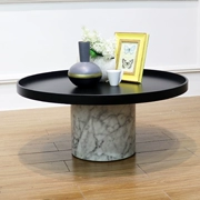Bàn cà phê đá cẩm thạch đơn giản Bàn ghế sofa tròn Bàn trà thiết kế bàn ánh sáng sang trọng đồ nội thất tùy chỉnh bộ phận bán hàng - Bàn trà