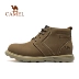 giày ngoài trời cụ nubuck da-top cao cá tính mùa đông mới Camel Camel nam giới giảm xóc giày chống trượt giày bảo hộ chính hãng Khởi động ngoài trời