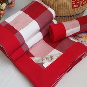 Xuất khẩu boutique mã hóa chất lượng cotton dày cũ vải thô mat bốn mùa chăn ba mảnh tấm 1.51.8 giường