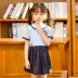 Quần áo mẫu giáo cho bé trai và bé gái Quần áo trẻ em Học viện gió Anh đồng phục váy mùa hè trẻ em phiên bản Hàn Quốc của bộ đồ tiểu học - Đồng phục trường học / tùy chỉnh thực hiện Đồng phục trường học / tùy chỉnh thực hiện