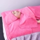 Розовая красная [платок+Ткань грудной клетки+Подушечное полотенце+кровать полотенце]