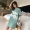 Phiên bản Hàn Quốc của váy ngủ nữ mùa hè cotton ngắn tay có thể mặc váy mỏng thoải mái mang bầu cho nữ đồ ngủ nữ mùa hè gợi cảm - Đêm đầm