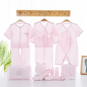 Quần áo sơ sinh cho bé chỉ cần mùa hè mỏng phần quà tặng sơ sinh Hộp quà cho bé sơ sinh trăng tròn công chúa - Bộ quà tặng em bé