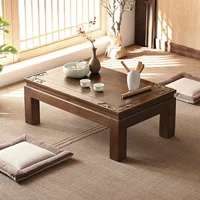 Татами маленький стол японский низкий стол с твердым древесином Стол Старый Век 炕 炕 茶 茶 茶 茶
