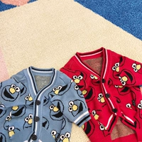 Tide Brand Pet Dog Cat Sweater Симпатичный вязаный кардиган Тедди Барлин Дума