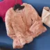 2018 mới mùa thu và mùa đông Hàn Quốc phiên bản của Haining giả lông thỏ cỏ dày ngắn áo khoác sang trọng nữ Dongdaemun Haining áo khoác nữ lông cừu cao cấp Faux Fur