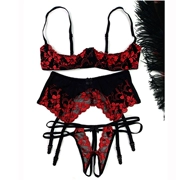 Sexy ngực hỗ trợ thép tấm áo ngực đặt Lucy mở eo tráng garter hộp đêm thu thập cám dỗ đồ lót ba mảnh