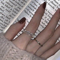 Брендовый дизайнерский модный цирконий, кольцо с камнем, легкий роскошный стиль, простой и элегантный дизайн, на указательный палец