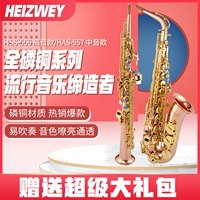 Фосфорный медный тройной саксофон интегрированную трубку b Отрегулируйте музыкальный инструмент с прямым трубкой саксофон для снижения теста для взрослых