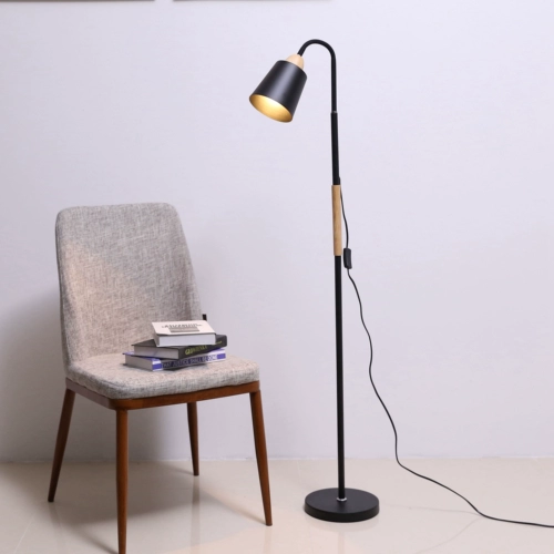 Светодиодное скандинавское чтение из натурального дерева, напольный журнальный столик, современная настольная лампа для гостиной, креативный торшер для спальни