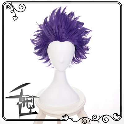 taobao agent My Hero Academy Mind people make the purple explosion head anti -war, the big head cos wig fake hair