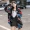 Mùa thu mới của Hàn Quốc phiên bản của Hồng Kông-phong cách mực in hình học áo sơ mi đơn ngực dài tay lỏng lẻo kem chống nắng áo khoác phụ nữ