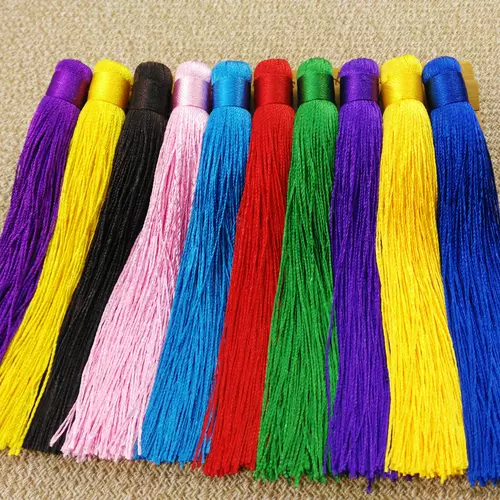 Большие аксессуары с кисточками ручной работы, ручка, аксессуар, «сделай сам»