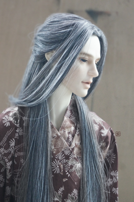 taobao agent [Qiye Building] BJD costume ancient style fake hair [Sorrow from people]-Mixed color 1/3, Uncle/Girl