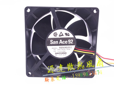 9G0924G1011 0,55 А 9038 [ВЕНТИЛЯТОР 92X38MM, 24 В постоянного тока, RBLS TACH]