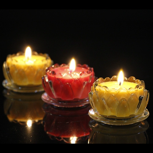 Сяоопинг нижний лотосовый кризакоу лампы, курительный масло, масло, свечи для Будды для Будды, сажающий масляный лампа