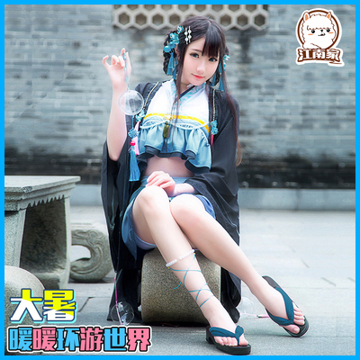 taobao agent Jiangnan Family Warm Traveling in the World Da Summer COS Female Anime Accessories COSPLAY Feng Bell Single Shooting