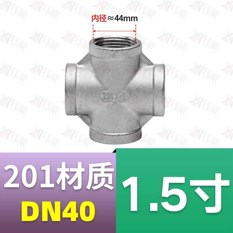 Dây bên trong bằng thép không gỉ 201/304 bốn chiều ren ren trong ống nước ống nước chung phụ kiện 4 phút 6 phút 1 inch dn15 gioăng cao su cho ống nước Phụ kiện ống nước