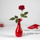 008 Red Vase Rose