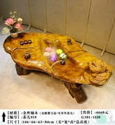Jinsi Nanmu rễ khắc bàn trà bàn trà tổng thể gốc cây Kung Fu bàn trà trà gỗ rắn gỗ tự nhiên điểm đặc biệt - Các món ăn khao khát gốc