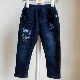 Jamie Bear Children Quần áo mùa thu New Boy Đơn lớp Quần denim mềm mặc được - Quần jean