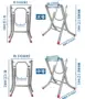 Trọng lượng nhẹ và đơn giản gấp chân khung vuông cao chân không gian đồ nội thất dài bàn đầu bảng - FnB Furniture bàn chân sắt