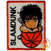 Slam dunk cao tay chương chương vải dán quần áo thêu nhãn dán nhãn dán chương Chương phù hiệu thêu Velcro có thể được tùy chỉnh