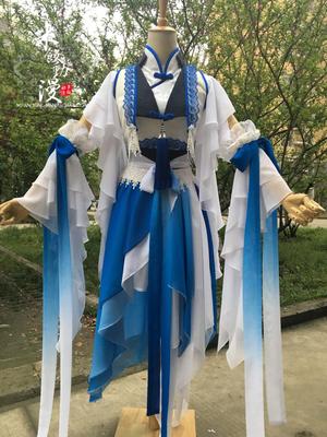 taobao agent Costume/COS clothing, the blue and white koi, the blue and white koi, the flowers, the flowers, Song Ning can change the color