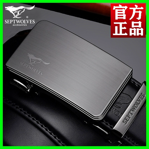 Septwolves, мужской ремень, высококлассные штаны, горка, из натуральной кожи