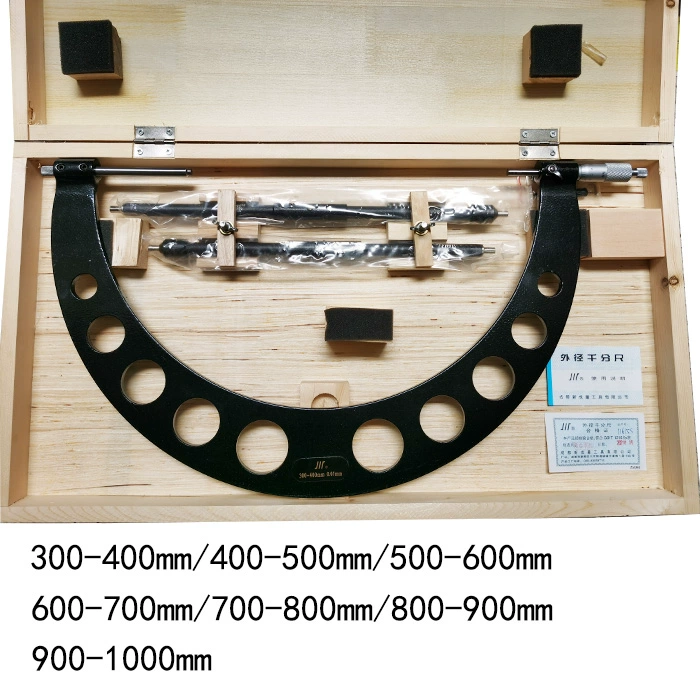 thước panme mitutoyo 0 25mm Tổng đường kính ngoài micromet 100-125-150-175-200-250-300-400-1000mm micron thương hiệu Tứ Xuyên panme là dụng cụ cơ khí dùng để thước panme Panme đo ngoài