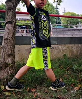 Reebok, детский дышащий спортивный костюм, футболка, шорты