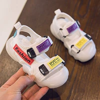 Детские сандалии для мальчиков, летняя детская нескользящая пляжная обувь, 2020, в корейском стиле, подходит для подростков, мягкая подошва