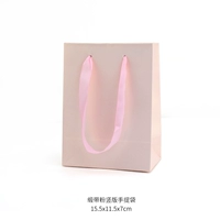 Розовая льняная сумка