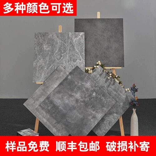 Нордический ретро цементный кирпич 600x600 плитка анти -скользящая кирпичная гостиная гостиная серая антикварная кирпичная кухонная охрана