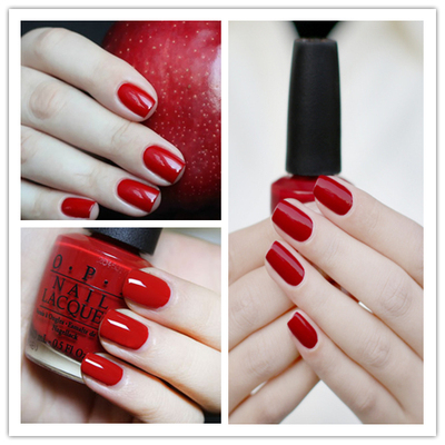 taobao agent Super popular red!American OPI nail polish red Z13 A16 nails super white